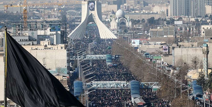 وداع چندميليوني تهران با سردار عشق و حماسه + تصاوير