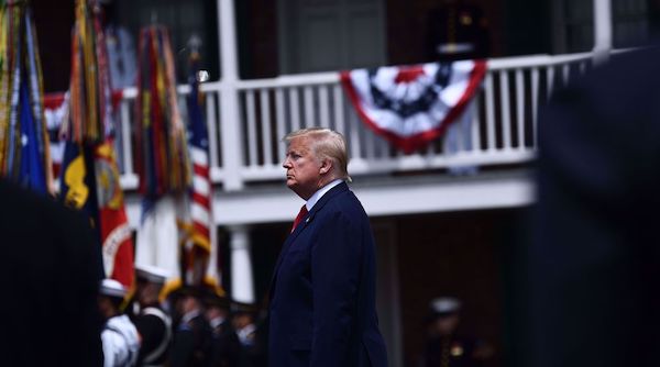 Trump pushes for packed arena for Republican convention as US virus deaths near 100, 000