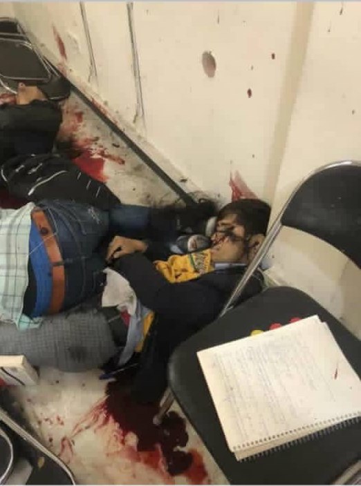 حمله مهاجمان بر دانشگاه کابل پایان یافت 65 تن شهید و زخمی شدند + تصاویر