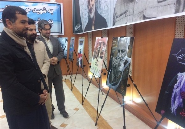 برگزاری نمایشگاه عکس شهید سپهبد سلیمانی در هرات