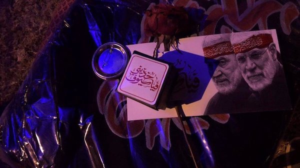 In pictures: Iraqis converge on Baghdad airport to remember Soleimani, Muhandis on assassination anniv.