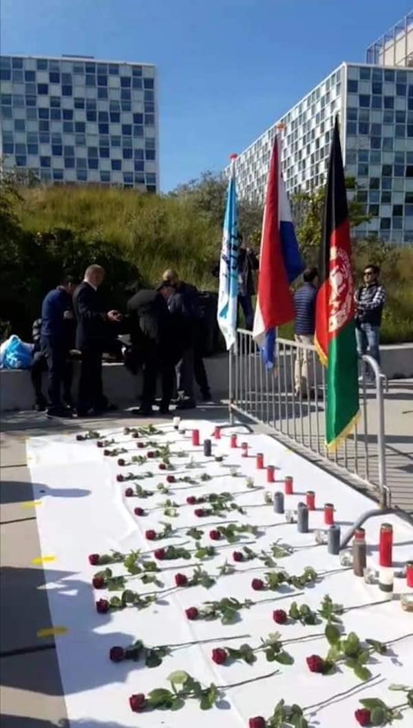 فریاد اعتراض به نسل‌کشی هزاره‌ها در مقابل دادگاه بین المللی لاهه