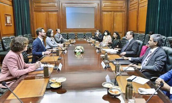 US envoy for Afghanistan meets with India�s NSA and Foreign Secretary