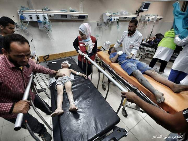 Photos Children and teenagers are the main victims of Gaza bombing