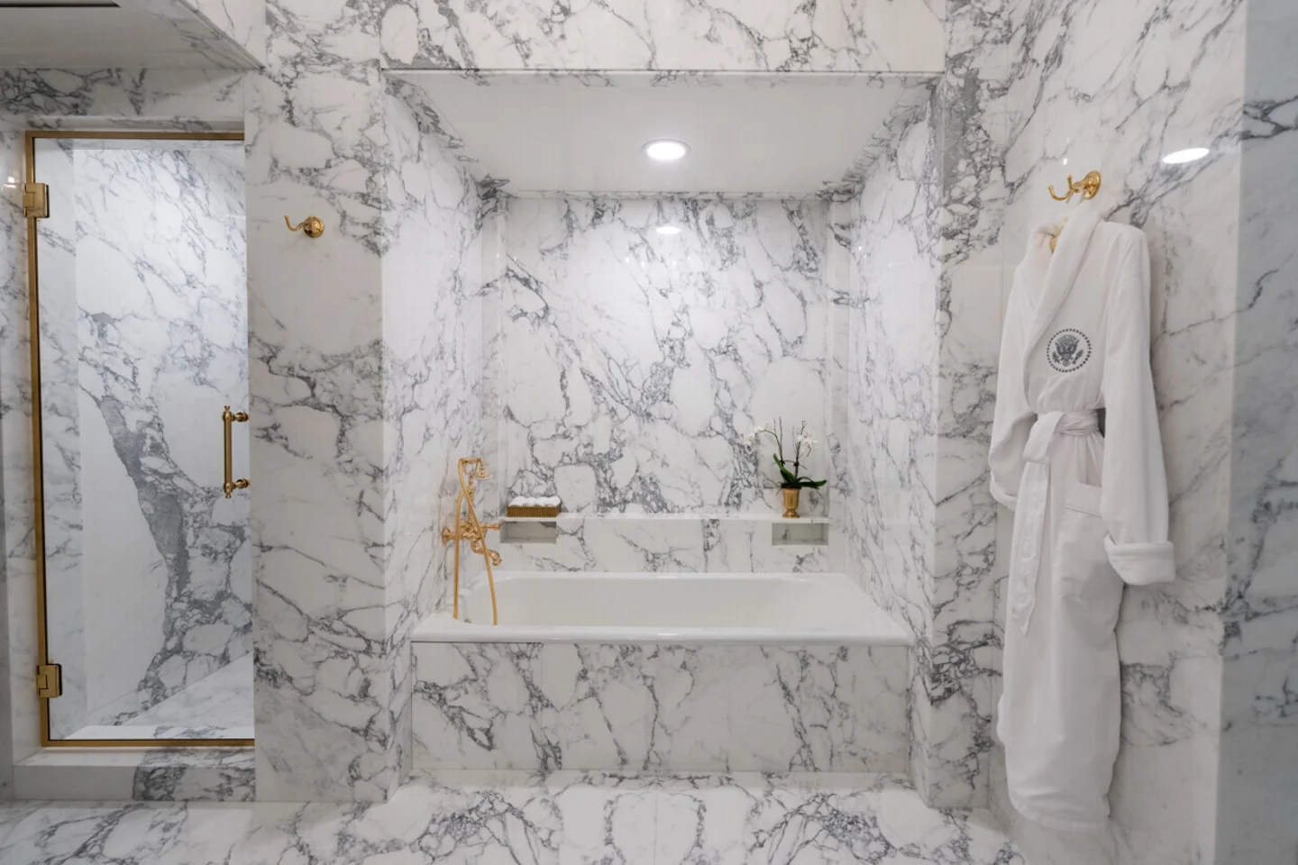 Trump Ripped Out Another Part Of The White House And Replaced It With Marble