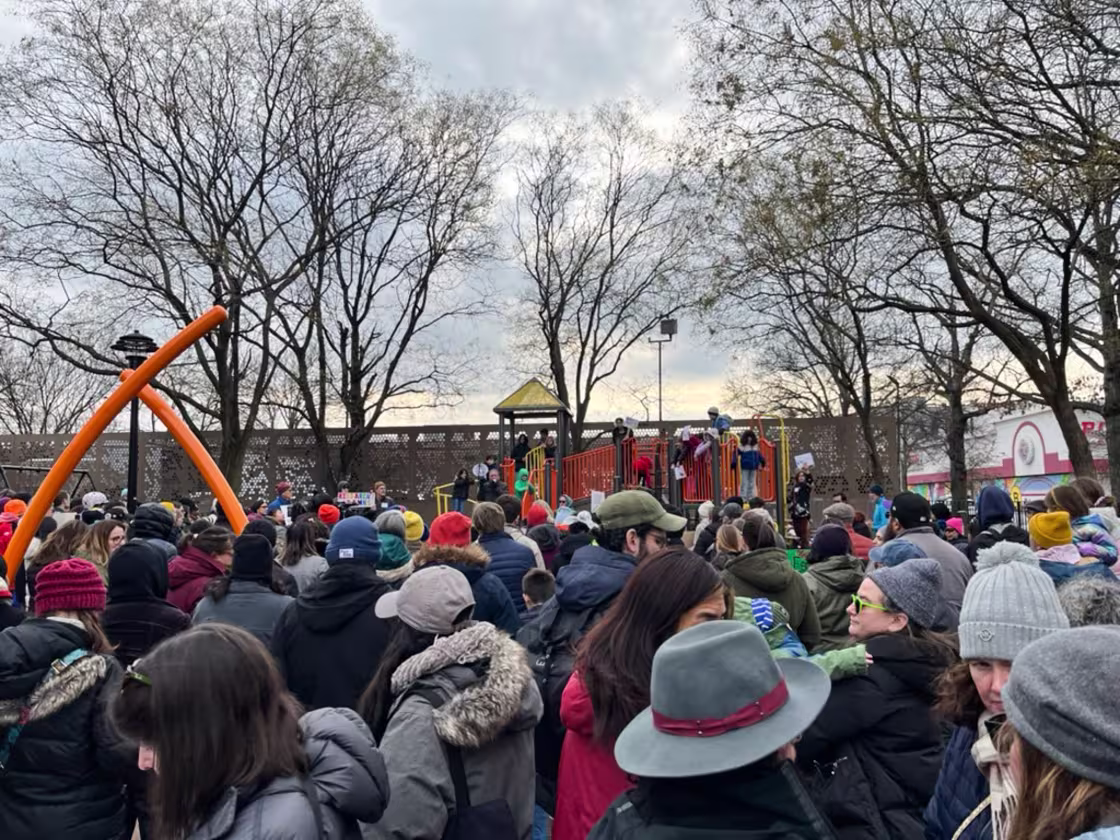 Hundreds in NYC rally to support 6-year-old separated from dad after ICE check-in