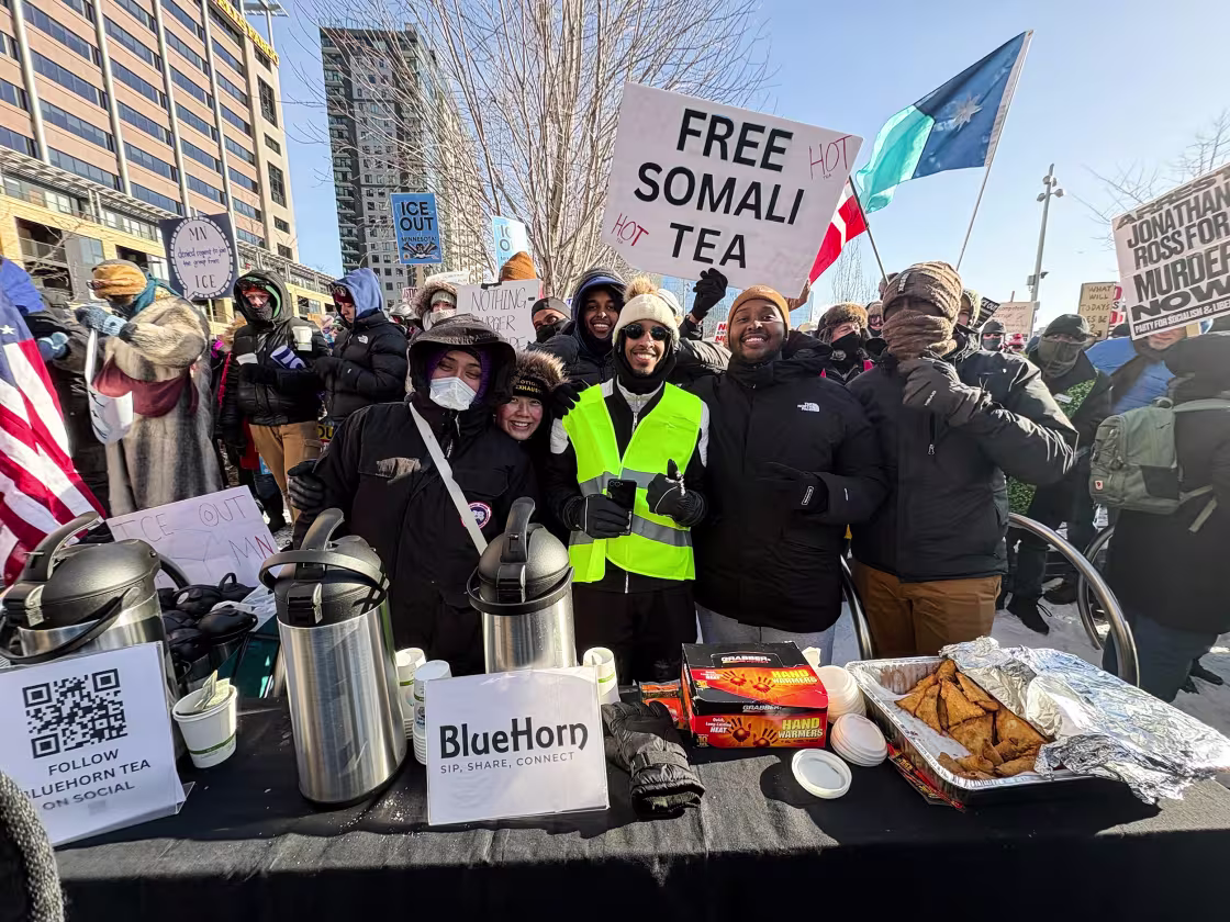 Thousands rally against ICE in Minneapolis amid below-zero temperatures