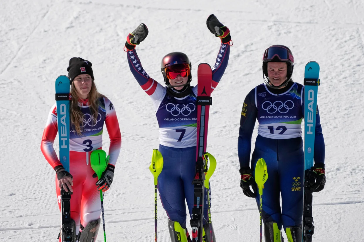 U.S. star Mikaela Shiffrin wins gold in women`s slalom