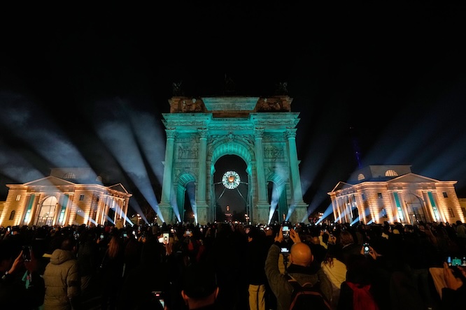 Photos from the closing ceremony of Milan Cortina Olympics
