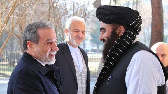 دیدار وزیر خارجه حکومت طالبان با عراقچی