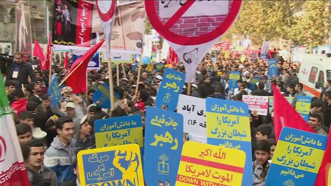 Iranians hold rallies to mark US embassy takeover