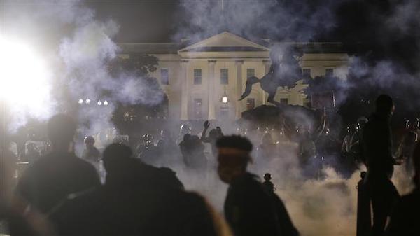  Trump taken to underground bunker during White House protests