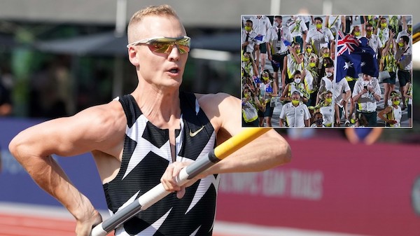  Positive Covid test for US pole vault star Sam Kendricks sends ENTIRE Australian athletics team into isolation at Olympics 
