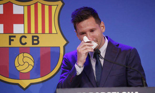  Tearful Messi confirms he is leaving Barcelona, in talks with PSG