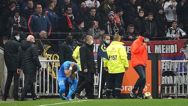  Lyon-Marseille match abandoned after Payet hit by bottle from stands