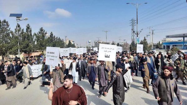   9/11 unrelated to Afghans, we should not compensate for its victims: protestors in several Afghan provinces