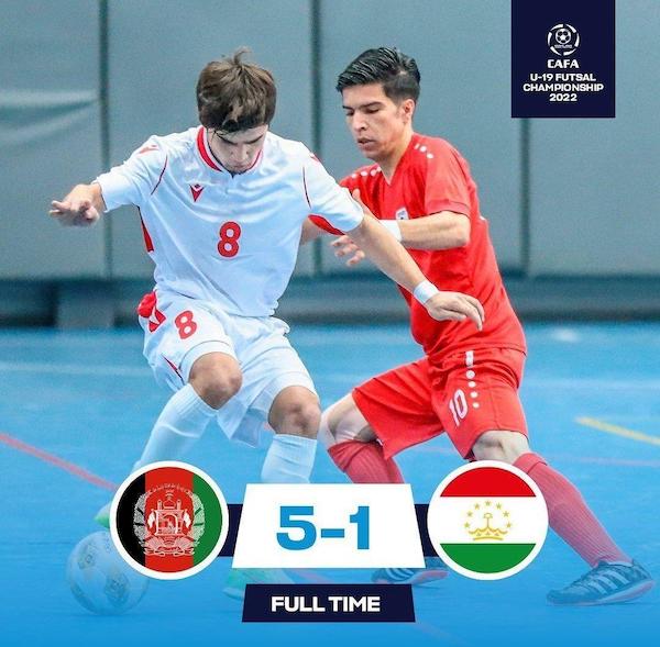  Afghanistan U19 Futsal Team Beats Tajikistan 