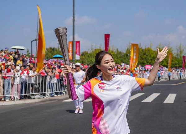 Hangzhou Asian Games torch relay continues in China+ Video