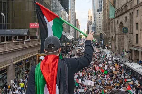  Video / People of the world from America to Europe against the crimes of the Israeli regime