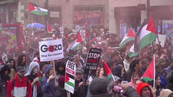 Tidal wave of support for Palestinians sweeps UKs capital