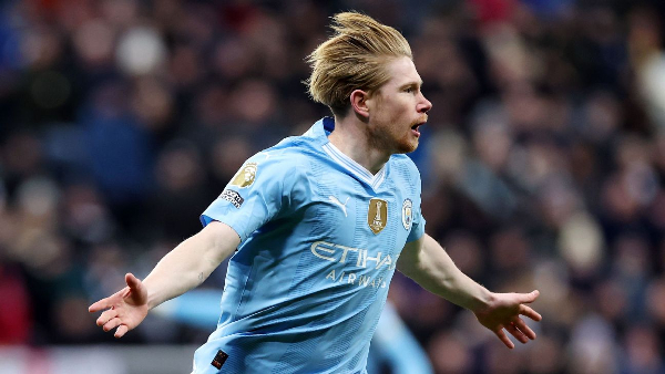 De Bruyne goal, assist guides Man City to 3-2 Newcastle win
