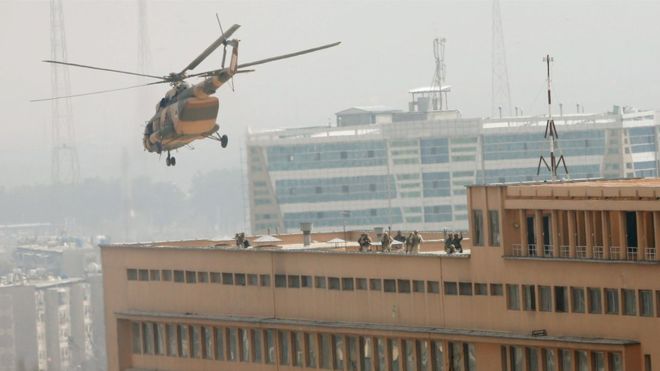 Standoff underway in Kabul military hospital following heavy explosion