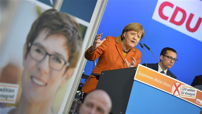 Merkel faces big test as Germans vote in Saarland