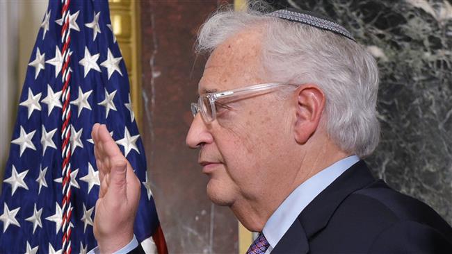 Anti-Palestinian Jewish attorney sworn in as US envoy to Israel