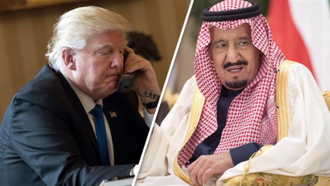 Saudi king congratulates US for attacking Syria with missiles