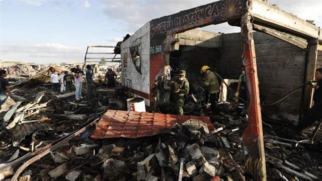  14 killed in Mexico fireworks warehouse explosion