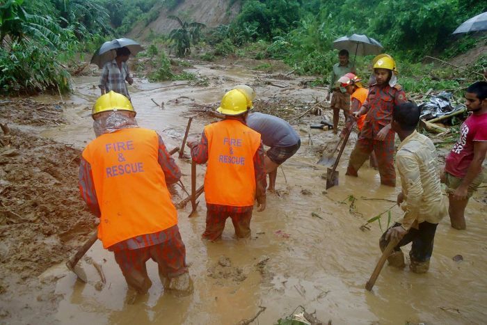 156 Killed after Landslide in Bangladesh, India