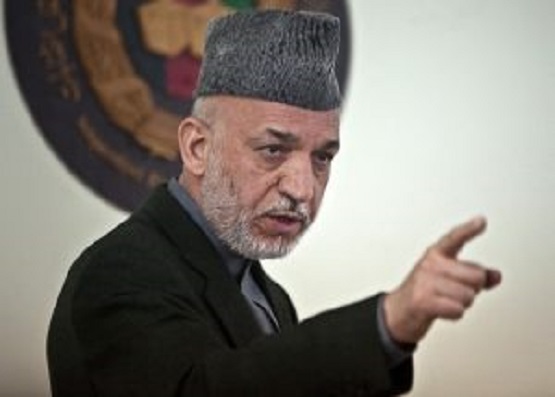  Karzai reacts at alleged civilian deaths in US airstrike