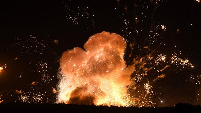 Ukraine rules out sabotage after blasts at ammo depot