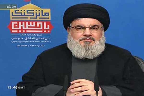  Hezbollah chief says US helps Daesh, does not allow it to be eliminated